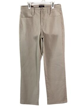 NYDJ Bailey Relaxed Khaki Straight -Leg Ankle Pants 4